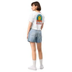 Crop Top "Adieu Barraca – Che Cagnard" (brodé & imprimé)