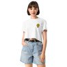 Crop Top "Adieu Barraca – Che Cagnard" (brodé & imprimé)