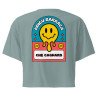 Crop Top "Adieu Barraca – Che Cagnard" (brodé & imprimé)