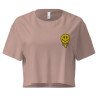 Crop Top "Adieu Barraca – Che Cagnard" (brodé & imprimé)