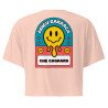 Crop Top "Adieu Barraca – Che Cagnard" (brodé & imprimé)