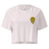 Crop Top "Adieu Barraca – Che Cagnard" (brodé & imprimé)