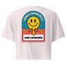 Crop Top "Adieu Barraca – Che Cagnard" (brodé & imprimé)
