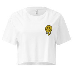Crop Top "Adieu Barraca – Che Cagnard" (brodé & imprimé)