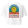 Crop Top "Adieu Barraca – Che Cagnard" (brodé & imprimé)