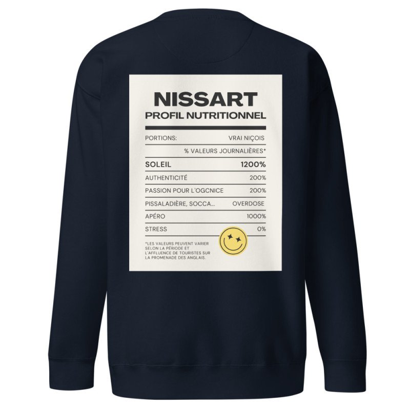 Sweat Niçois Humoristique Brodé | Souleu & Baieta Nice